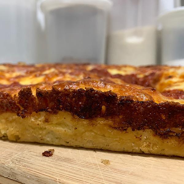 homemade detroit style pizza crust