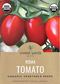 organic roma tomato seeds for homemade tomato paste