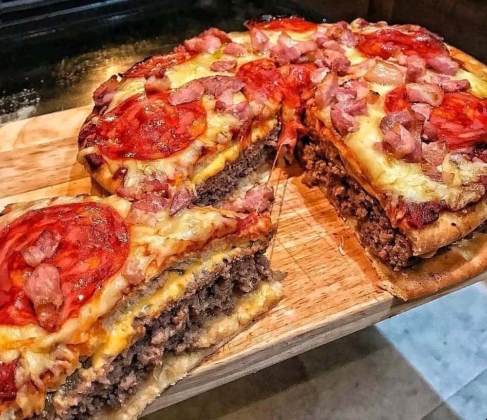 homemade pizza school pizza memes deep dish hamburger pizza
