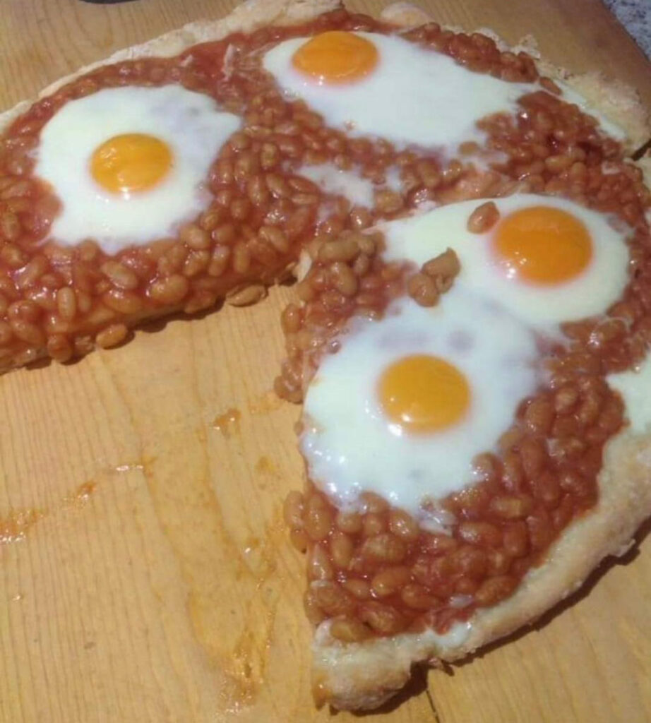 homemade pizza school pizza memes eggs and beans pizza