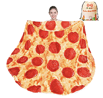 pizza shaped blanket
