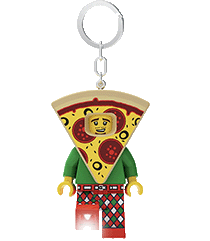 lego pizza guy keychain light