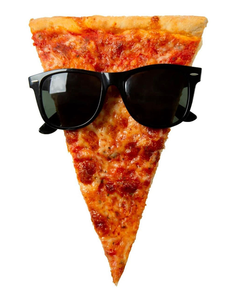 sunglasses pizza meme