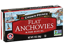 flat anchovies as strange pizza toppings