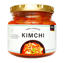 chefs table pizza review with jar of kimchi