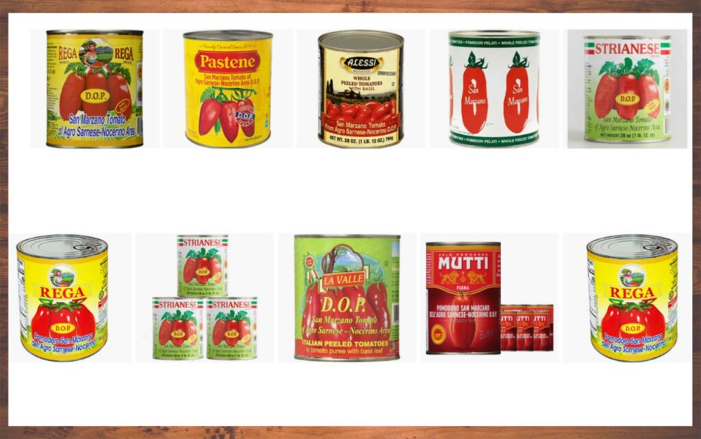pizzaolios use san marzano tomatoes like these brands