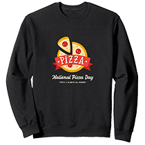 pizza sweatshirt for national pizza day