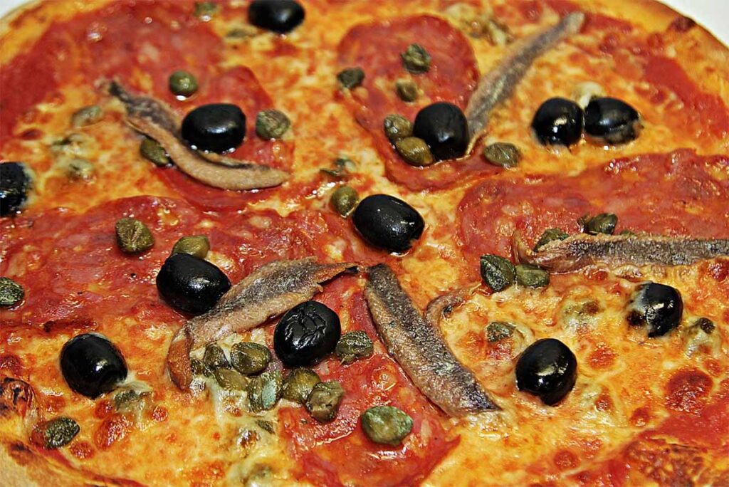 how to use anchovies on homemade pizza