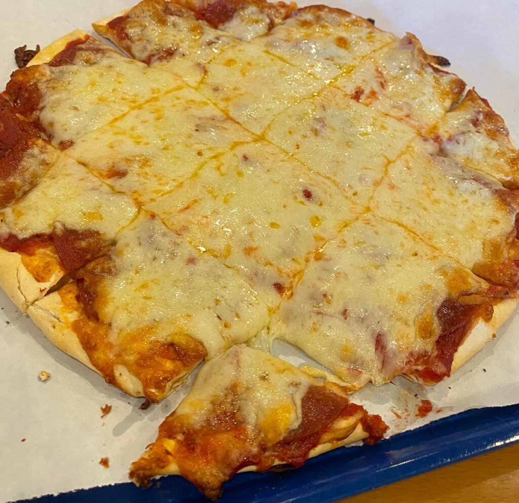 minnesota pizza with cheese on top