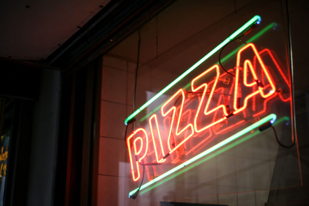 best neon pizza signs