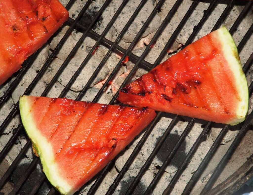 grilled watermelon for pizza