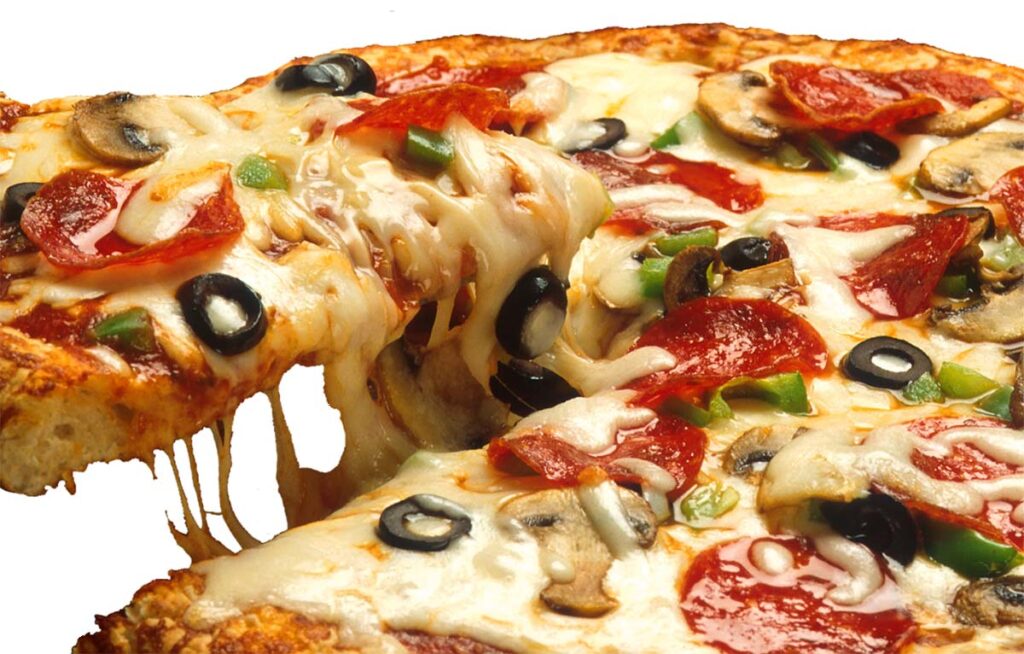 the anatomy of a supreme pizza