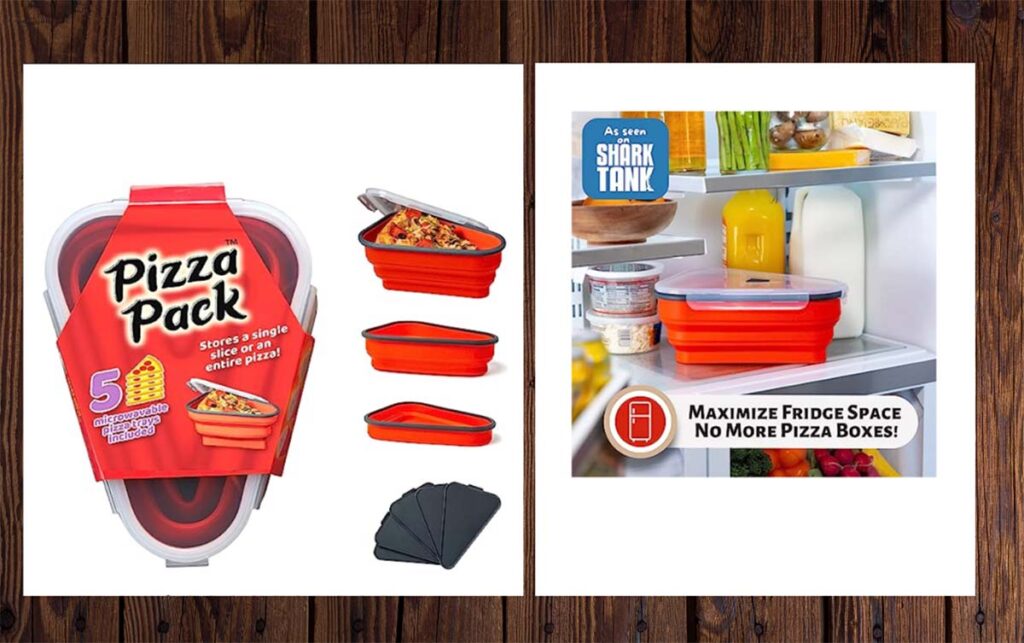 store leftover pizza with the perfect pizza pack