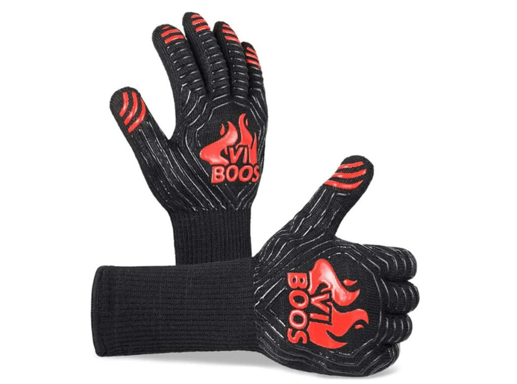 extreme heat resistant bbq gloves for pizza oven