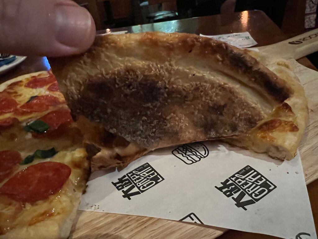 great leap pizza under crust